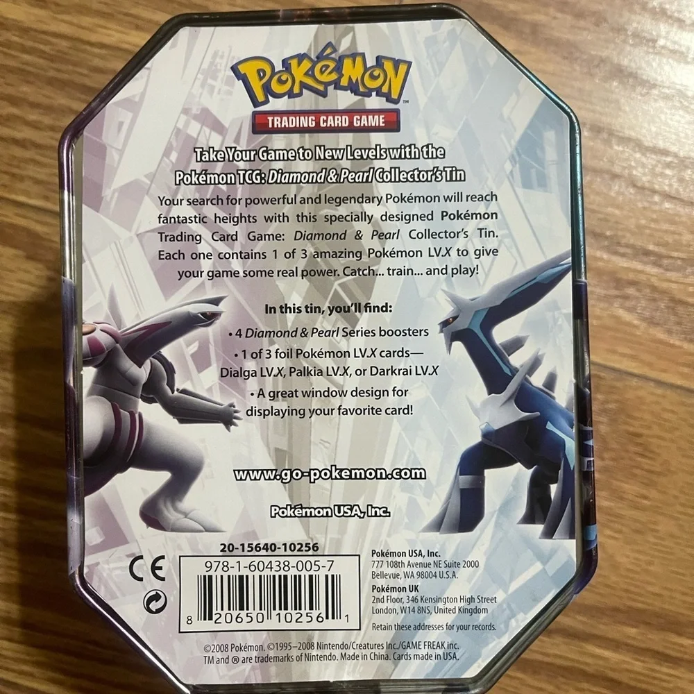 Pokemon 2008 Trading Card Tin